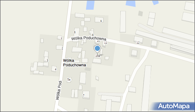 Wólka Poduchowna, Wólka Poduchowna, 10a, mapa Wólka Poduchowna