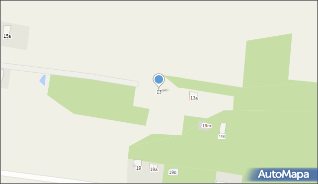 Wólka Poduchowna, Wólka Poduchowna, 13, mapa Wólka Poduchowna