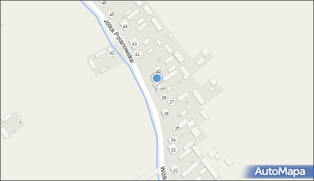 Wólka Polanowska, Wólka Polanowska, 39a, mapa Wólka Polanowska