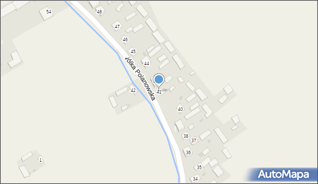 Wólka Polanowska, Wólka Polanowska, 41, mapa Wólka Polanowska