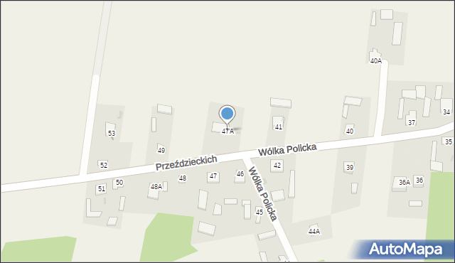Wólka Policka, Wólka Policka, 47A, mapa Wólka Policka