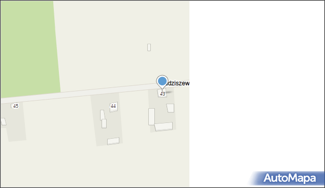 Wólka Polinowska, Wólka Polinowska, 43, mapa Wólka Polinowska