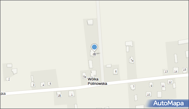 Wólka Polinowska, Wólka Polinowska, 6B, mapa Wólka Polinowska