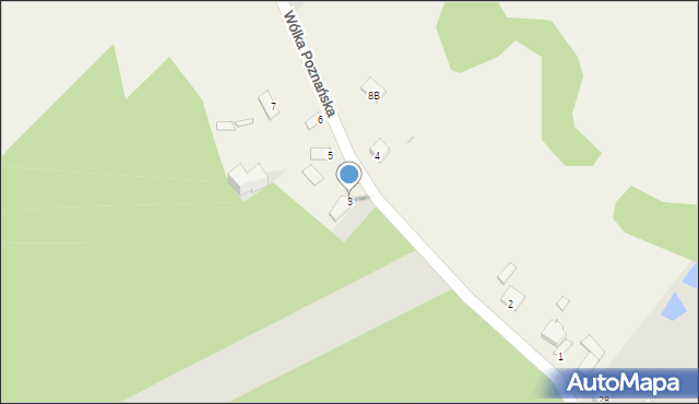 Wólka Poznańska, Wólka Poznańska, 3, mapa Wólka Poznańska