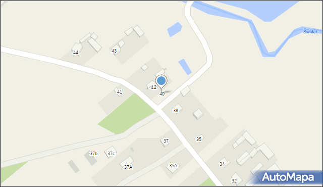 Wólka Poznańska, Wólka Poznańska, 40, mapa Wólka Poznańska