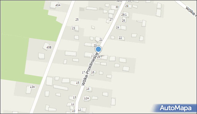 Wólka-Przedmieście, Wólka-Przedmieście, 19, mapa Wólka-Przedmieście