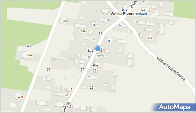 Wólka-Przedmieście, Wólka-Przedmieście, 29, mapa Wólka-Przedmieście
