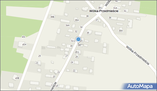 Wólka-Przedmieście, Wólka-Przedmieście, 31, mapa Wólka-Przedmieście