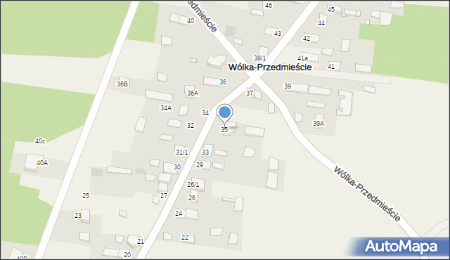 Wólka-Przedmieście, Wólka-Przedmieście, 35, mapa Wólka-Przedmieście