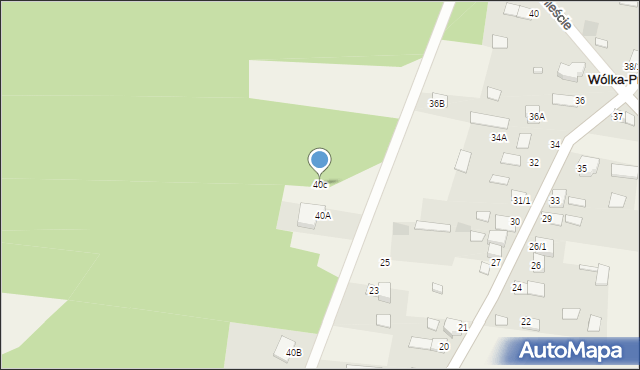 Wólka-Przedmieście, Wólka-Przedmieście, 40c, mapa Wólka-Przedmieście