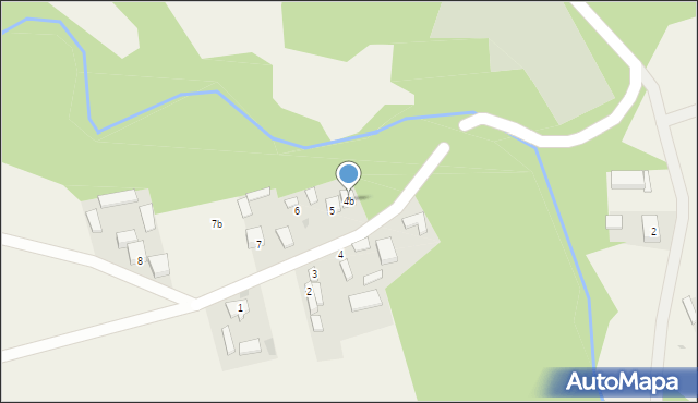 Wólka Przybójewska, Wólka Przybójewska, 4b, mapa Wólka Przybójewska