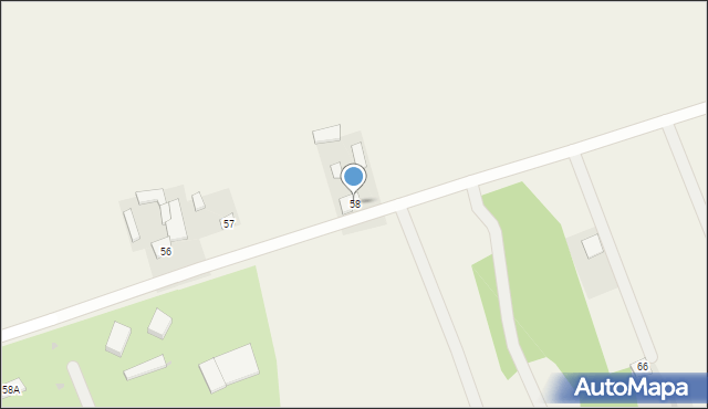 Wólka Przybójewska, Wólka Przybójewska, 58, mapa Wólka Przybójewska