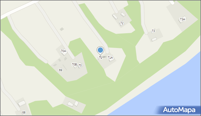 Wólka Przybójewska, Wólka Przybójewska, 71, mapa Wólka Przybójewska