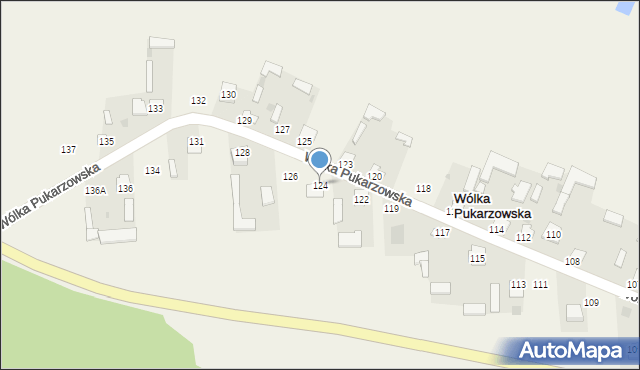 Wólka Pukarzowska, Wólka Pukarzowska, 124, mapa Wólka Pukarzowska