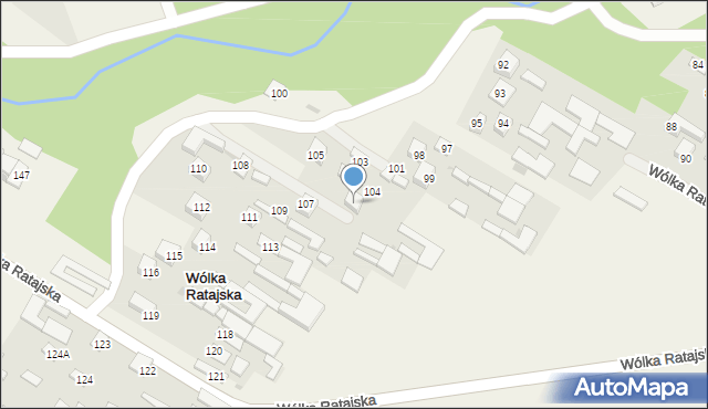 Wólka Ratajska, Wólka Ratajska, 106, mapa Wólka Ratajska