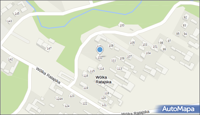 Wólka Ratajska, Wólka Ratajska, 112, mapa Wólka Ratajska