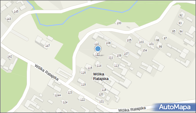 Wólka Ratajska, Wólka Ratajska, 113A, mapa Wólka Ratajska