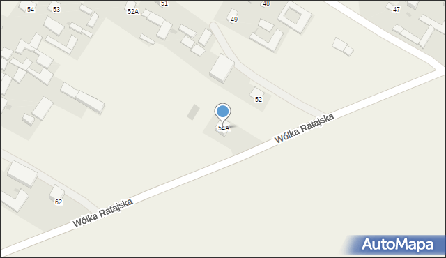 Wólka Ratajska, Wólka Ratajska, 54A, mapa Wólka Ratajska