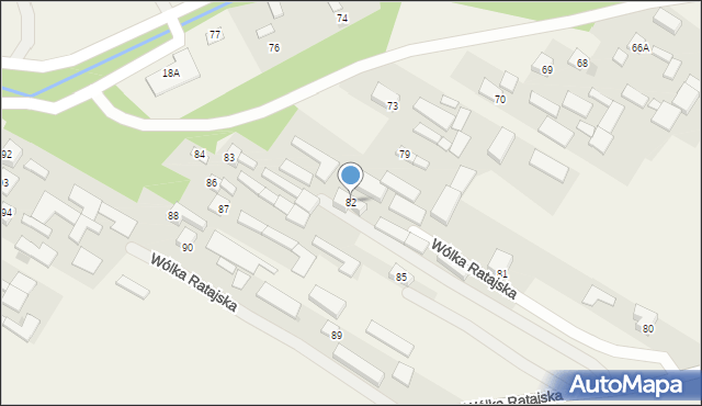Wólka Ratajska, Wólka Ratajska, 82, mapa Wólka Ratajska