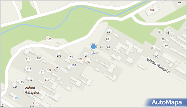 Wólka Ratajska, Wólka Ratajska, 97, mapa Wólka Ratajska