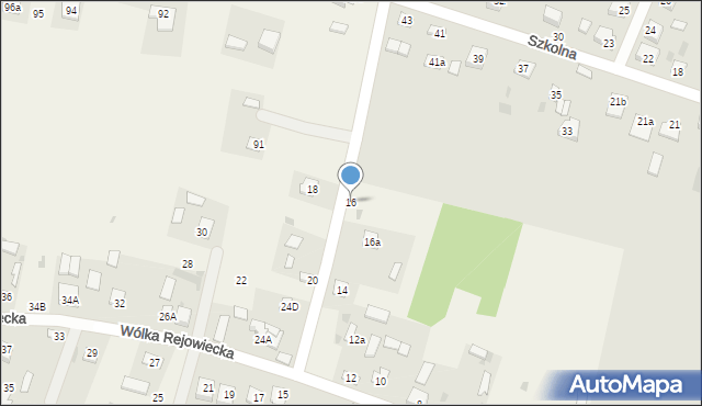 Wólka Rejowiecka, Wólka Rejowiecka, 16, mapa Wólka Rejowiecka