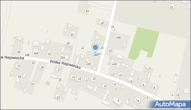 Wólka Rejowiecka, Wólka Rejowiecka, 24D, mapa Wólka Rejowiecka