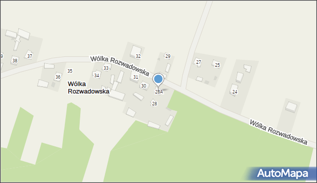 Wólka Rozwadowska, Wólka Rozwadowska, 28A, mapa Wólka Rozwadowska