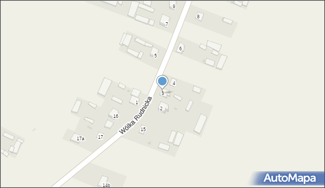 Wólka Rudnicka, Wólka Rudnicka, 3, mapa Wólka Rudnicka