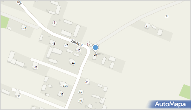 Wólka Rudnicka, Wólka Rudnicka, 45, mapa Wólka Rudnicka