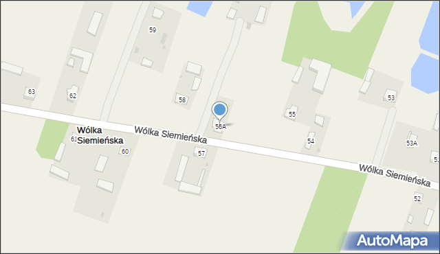 Wólka Siemieńska, Wólka Siemieńska, 56A, mapa Wólka Siemieńska