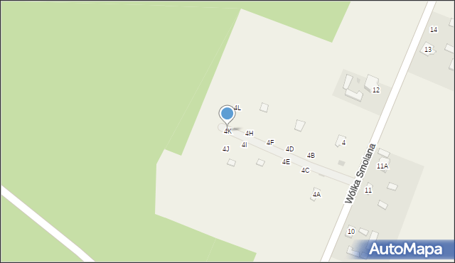 Wólka Smolana, Wólka Smolana, 4K, mapa Wólka Smolana