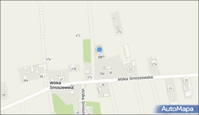 Wólka Smoszewska, Wólka Smoszewska, 36B, mapa Wólka Smoszewska