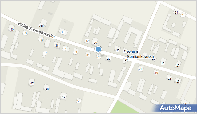 Wólka Somiankowska, Wólka Somiankowska, 29, mapa Wólka Somiankowska