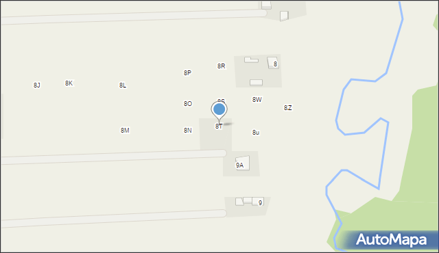 Wólka Strobowska, Wólka Strobowska, 8T, mapa Wólka Strobowska
