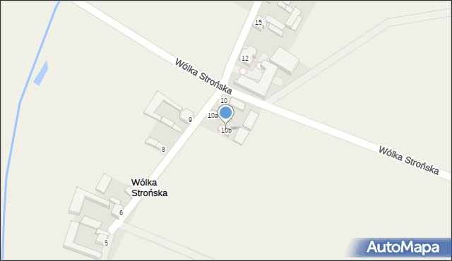 Wólka Strońska, Wólka Strońska, 10b, mapa Wólka Strońska