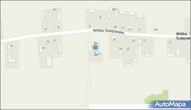 Wólka Sulejowska, Wólka Sulejowska, 29b, mapa Wólka Sulejowska