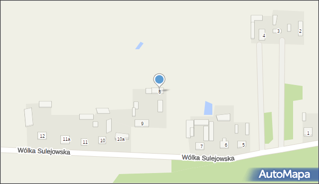 Wólka Sulejowska, Wólka Sulejowska, 8, mapa Wólka Sulejowska