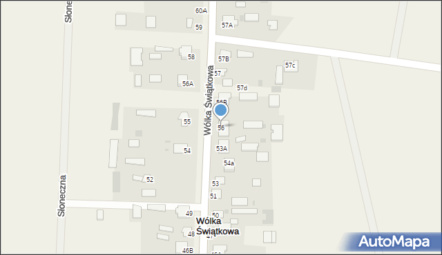 Wólka Świątkowa, Wólka Świątkowa, 56, mapa Wólka Świątkowa