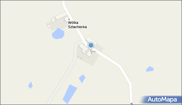 Wólka Szlachecka, Wólka Szlachecka, 3, mapa Wólka Szlachecka