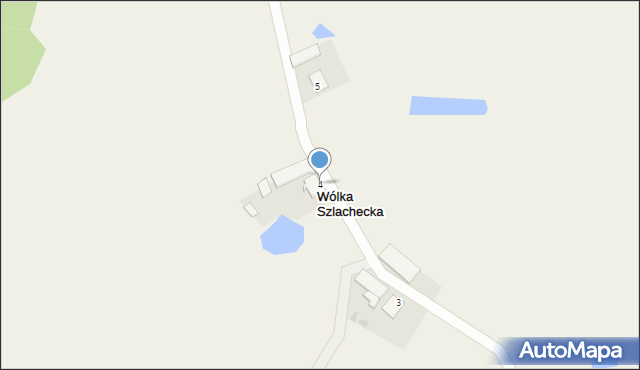 Wólka Szlachecka, Wólka Szlachecka, 4, mapa Wólka Szlachecka