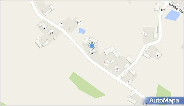 Wólka Tarnowska, Wólka Tarnowska, 14, mapa Wólka Tarnowska