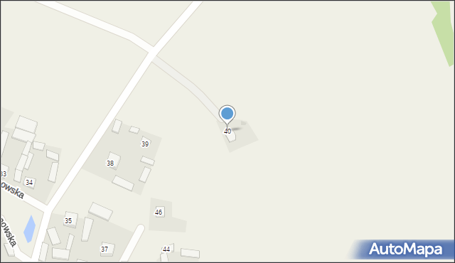 Wólka Tarnowska, Wólka Tarnowska, 40, mapa Wólka Tarnowska