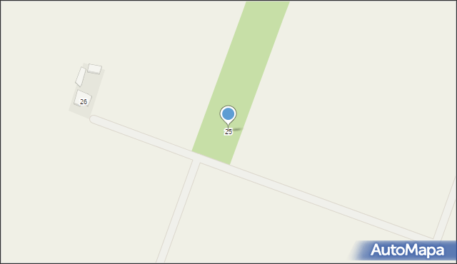 Wólka Turowska, Wólka Turowska, 25, mapa Wólka Turowska