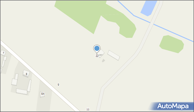 Wólka Twarogowa, Wólka Twarogowa, 12, mapa Wólka Twarogowa