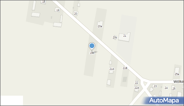 Wólka Twarogowa, Wólka Twarogowa, 19b, mapa Wólka Twarogowa