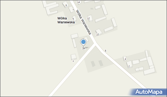 Wólka Waniewska, Wólka Waniewska, 3A, mapa Wólka Waniewska