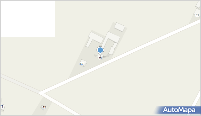 Wólka Waniewska, Wólka Waniewska, 65, mapa Wólka Waniewska