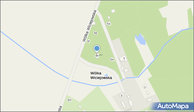 Wólka Wiciejowska, Wólka Wiciejowska, 6h, mapa Wólka Wiciejowska