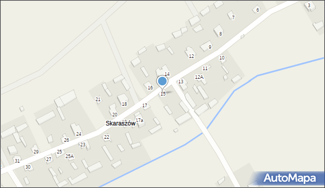 Wólka Wieprzecka, Wólka Wieprzecka, 15, mapa Wólka Wieprzecka