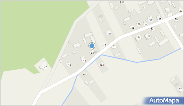 Wólka Wieprzecka, Wólka Wieprzecka, 43, mapa Wólka Wieprzecka